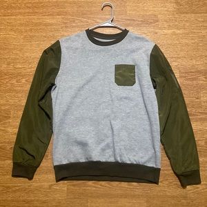 Grey/Green Sweater